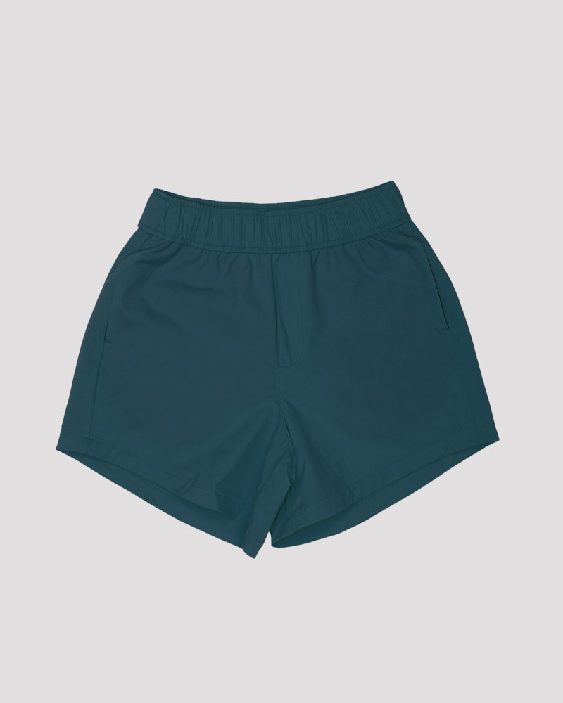 Front of a size 3X surf's up shorts (5") in Forest Green by alder apparel. | dia_product_style_image_id:301363
